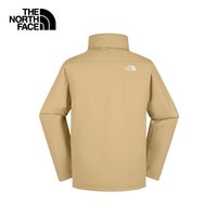 北面（The North Face）冲锋衣男经典款户外防水连帽外套【可挂内胆】|8EXR LK5/石褐棕 3XL /190