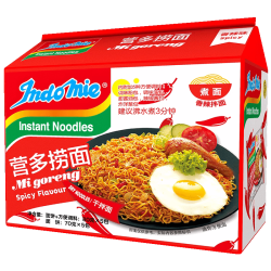 营多方便食品_营多 印尼Indomie/营多捞面拌面香辣味泡面速食早餐方便面80g多少钱-什么值得买