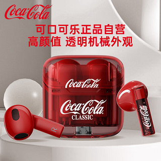 可口可乐 Coca-Cola CocaCola）T01半入耳式蓝牙耳机无线耳机降噪耳机运动跑步无线耳机