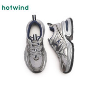 热风 hotwind2024年秋季新款女士厚底增高简约时尚休闲鞋老爹鞋
