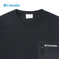 Columbia哥伦比亚24秋冬新长袖t恤男户外运动吸湿干爽速干衣套头衫AE1693 010 XXL