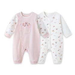 好孩子 Goodbaby好孩子婴儿衣服宝宝连身衣纯棉保暖长袖连体衣新生儿年服