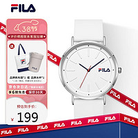 FILA 情侣简约运动硅胶石英腕表 6052-003