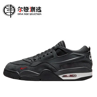 百亿补贴：NIKE 耐克 Air Jordan 4 RM联名黑色男女低帮复古运动运动篮球鞋HF4334-004