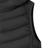 波司登（BOSIDENG）25春季轻薄羽绒服男女儿童5A抗菌4防连帽内搭马甲T250135520 黑色8056 120 /60