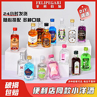 菲利佰加 FELIPEGARI 便利店调酒小瓶超小组合装小瓶洋酒伏特加基酒鸡尾酒女士酒10瓶装