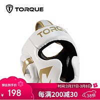 TORQUE 成人护头拳击综合格斗散打跆拳道泰拳自由搏击护具头盔装备 白金