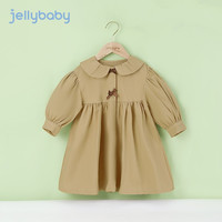 JELLYBABY娃娃领时尚风衣春季新款儿童女童外套风衣童装上衣