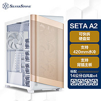 银欣 银昕（SilverStone）星斗SETA A2全塔E-ATX机箱(背插主板/NAS多存储/多达10个硬盘位/420mm水冷/Type-C) SEA2白(G41SEA2YGWG0020)