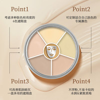KRYOLAN 歌剧魅影遮瑕膏德国修容膏盘6色40g遮痘印送 中国0号色