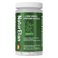 NATURELAN德国赖氨酸儿童钙片儿童青少年钙片成长复合胶囊原装进口