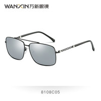 万新万新太阳镜男女开车眼镜夜视日夜两用偏光驾驶墨镜潮流 8108C05