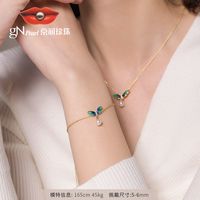 【专属】京润珍珠 gN pearl晴蝶项链/手链/戒指耳钉925银淡水蝴蝶