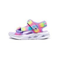SKECHERS/斯凯奇 幻彩绚丽 女童凉鞋 搭扣 薰衣草色/多彩色 33.5