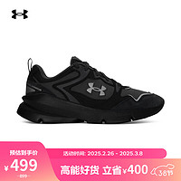 安德玛 UNDERARMOUR）Forge Runner男女柔韧运动休闲鞋6003967 黑色001 44.5