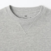 無印良品 MUJI（無印良品 ）大童 柔软毛圈 运动衫儿童卫衣童装衣服男童女童春季CB1MFA5S