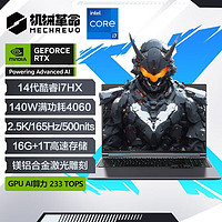 机械革命 极光X i7-14650HX RTX4060 16英寸电竞游戏笔记本电脑