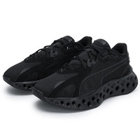 PUMA彪马跑步鞋男鞋女鞋24夏季耐磨透气低帮休闲减震网面运动鞋379437 【进阶跑鞋】黑色-草灰-31050001 39 (鞋内长250mm)