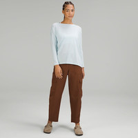 露露乐蒙lululemon 丨Back in Action 女士长袖 T 恤 LW3CXFS 粉末蓝 3XL /16