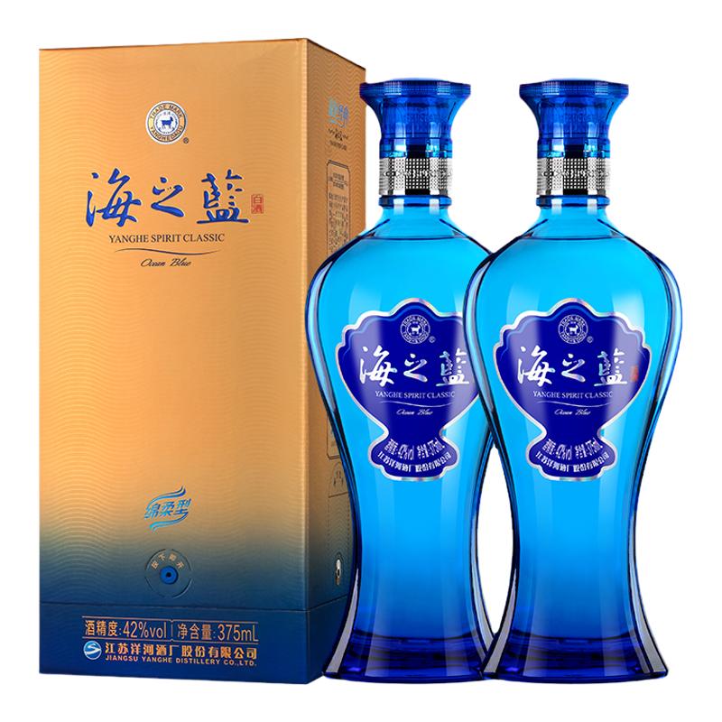  YANGHE/洋河 绵柔型口感 浓香型白酒  包装 375ml 42度