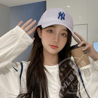 美职棒(MLB)男女帽子虞书欣同款软顶棒球帽秋冬季运动遮阳鸭舌帽 纽约洋基队/灰色/66 均码 F