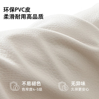 全友（QUANU）家居床头柜现代简约卧室窄宽皮艺软包收纳储物迷你小立柜598XJ 【烟灰】无围挡双抽窄款床头柜（快递）