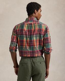 Classic Fit Plaid Shirt