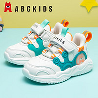 ABCKIDS ABC KIDS童鞋男童鞋2024冬季儿童学步鞋舒适柔软宝宝鞋革面防水儿童鞋 革面米色 27码