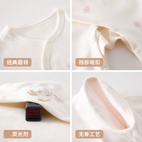 艾咪艾咪新生儿衣服初生儿春秋蝴蝶衣和尚服纯棉无骨宝宝婴儿连体衣哈衣