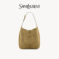 [24期免息]YSL/圣罗兰 女士LE 5 À 7大号大麦绿色柔软绒面革手袋