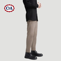 C&A男装裤子男士休闲裤春秋休闲裤男直筒裤男 卡其色 (170/76A) M