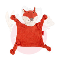 Sigikid 婴儿安抚巾可入口啃咬不掉毛宝宝睡觉神器绿色有机棉面料