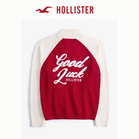 HOLLISTER25春季半高领针织毛衣男装女装装KI320-4070 红白拼接 XL (180/116A)