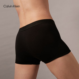 Calvin Klein 卡尔文·克莱恩 男士平角内裤套装 NP2049O 2条装(黑色+灰色) M