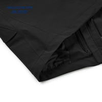 斯凯奇(Skechers)魔方系列|男女款三合一摇粒绒防风防水冲锋衣外套 男款-碳黑/0018 M