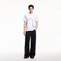 杰克·琼斯（JACK&JONES）25年男装短袖POLO衫男士【凉感】趣味印花商务休闲夏季翻领T恤  常规