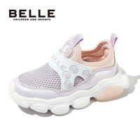 百丽童鞋幼童学步鞋男童宝宝鞋2025春季儿童鞋女童时尚百搭休闲鞋 深蓝色 24 脚长14.7-15.1cm