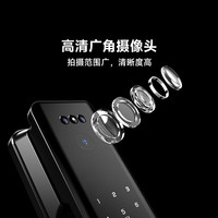 方舟鱼掌静脉3D人脸智能门锁A1猫眼支持米家全自动 A1猫眼屏版