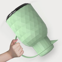 乐唯诗（LOVWISH）保温壶家用户外开水瓶热水瓶暖壶保温瓶大容量车载暖水瓶 粉色钻纹【按压款】 1L