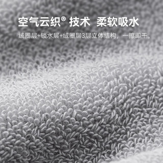 HOYO日本毛巾男士 A类纯棉洗脸洗澡毛巾 抗菌吸水速干毛巾2条装 灰/蓝 芦荟抗菌灰/蓝 毛巾2条装
