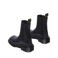 马丁(马汀博士 Dr.Martens)Maybole Chelsea法式男女款新春方头粗跟切尔西靴 黑色 37