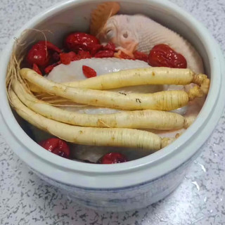 老安头长白山人参片蜜片人参花保鲜生晒参整支东北吉林特产礼盒秋冬礼品 保鲜参1支