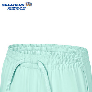 Skechers斯凯奇男女童春夏长裤大童宽松儿童运动P225K069 浅水绿/02GQ 170