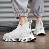 漫步者联名【名品 超轻透气】【当季 】高级刀锋鞋 MBZ联名丨时尚白丨 45