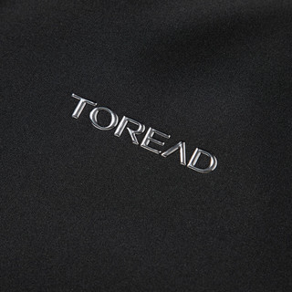 探路者（TOREAD）软壳服户外防风保暖加绒软壳衣徒步夹克衫登山服外套TAEECM91899 黑色（男24新） XL