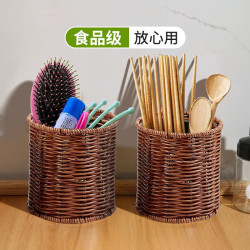 上可意筷子收纳筒大容量笔筒收纳盒家用商用沥水筷子筒餐具刀叉收纳桶