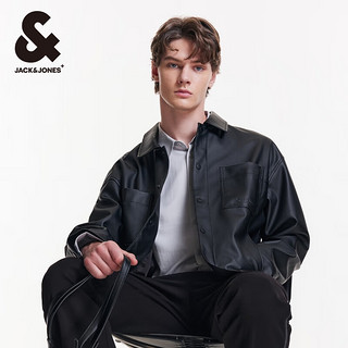 杰克·琼斯（JACK&JONES）潮流百搭春秋外套合集 224321049黑色 XL