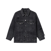 Levi's【商场同款】李维斯25年春季新款女士破洞牛仔外套002YY