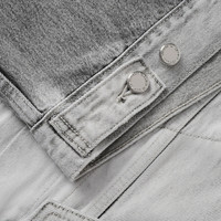 Levi's李维斯25年春季女士破洞牛仔外套002YY 灰色(常规) L