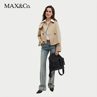 MAX&Co. 麦克斯蔻 女士华达呢短款风衣 6086014202